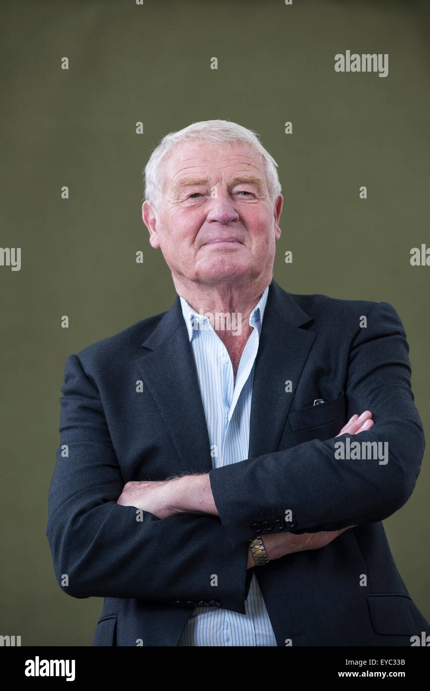 Britischer Politiker und Diplomat, Paddy Ashdown, erscheinen auf dem Edinburgh International Book Festival. Stockfoto