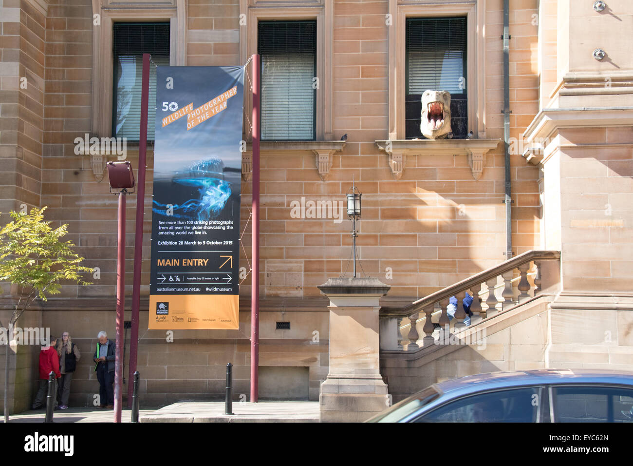 Das Australian Museum an der Ecke der College Street und William Street, Sydney, Australien. Stockfoto