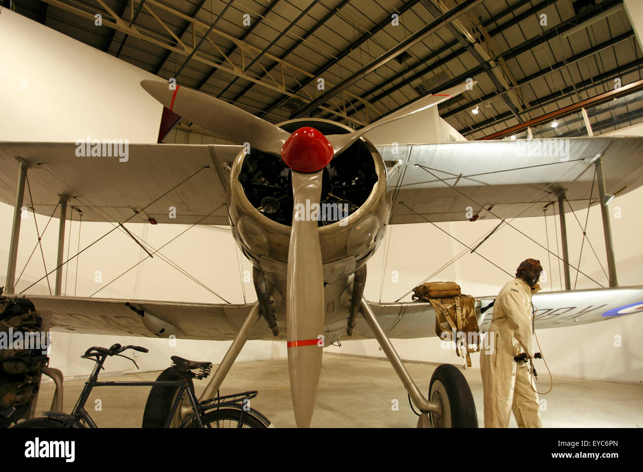 Gloucester Gladiator RAF Hendon Museum London UK Stockfoto