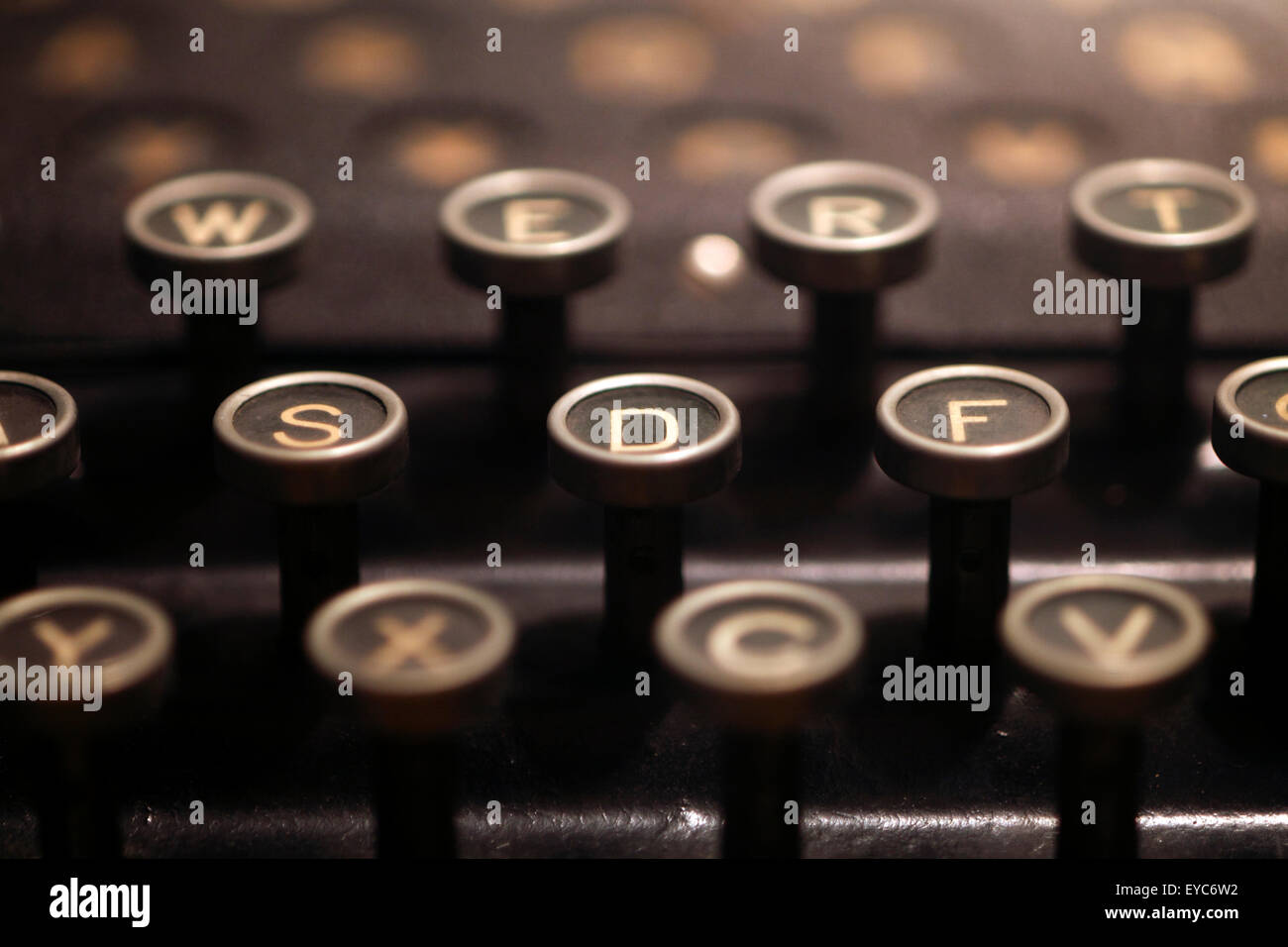 Die Enigma-Maschine. Deutsche Chiffriermaschine im zweiten Weltkrieg Stockfoto