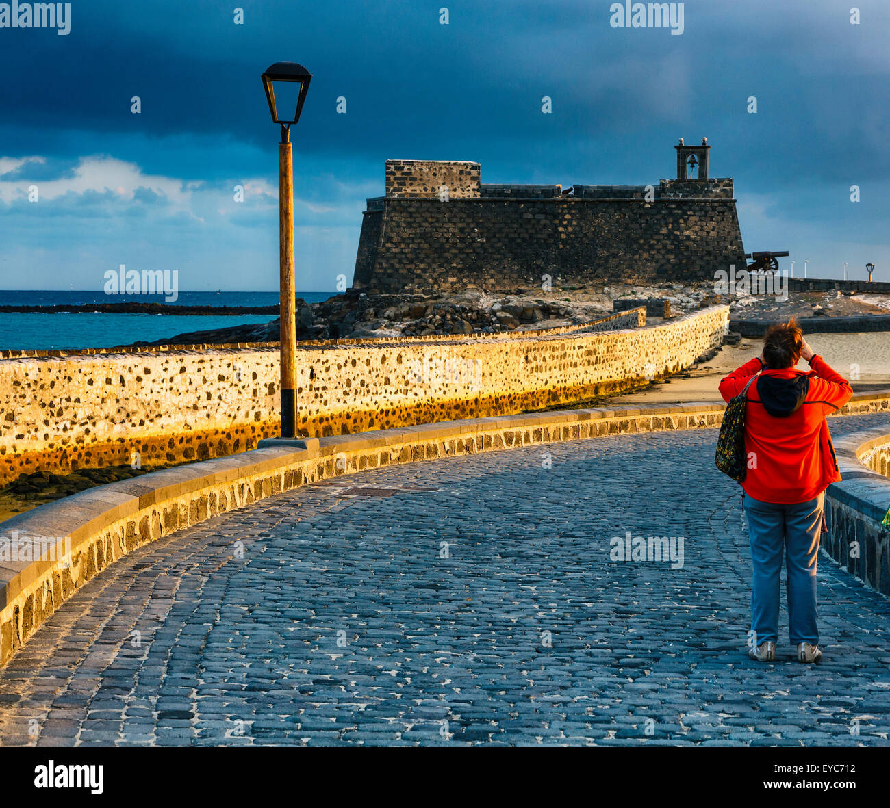 Die Festung. Burg von San Gabriel. Arrecife. Lanzarote, Kanarische Inseln, Spanien, Europa. Stockfoto