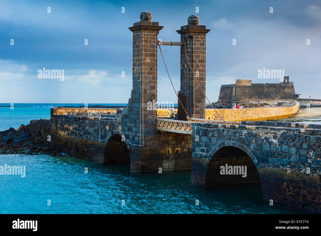 Burg von San Gabriel. Arrecife. Lanzarote, Kanarische Inseln, Spanien, Europa. Stockfoto