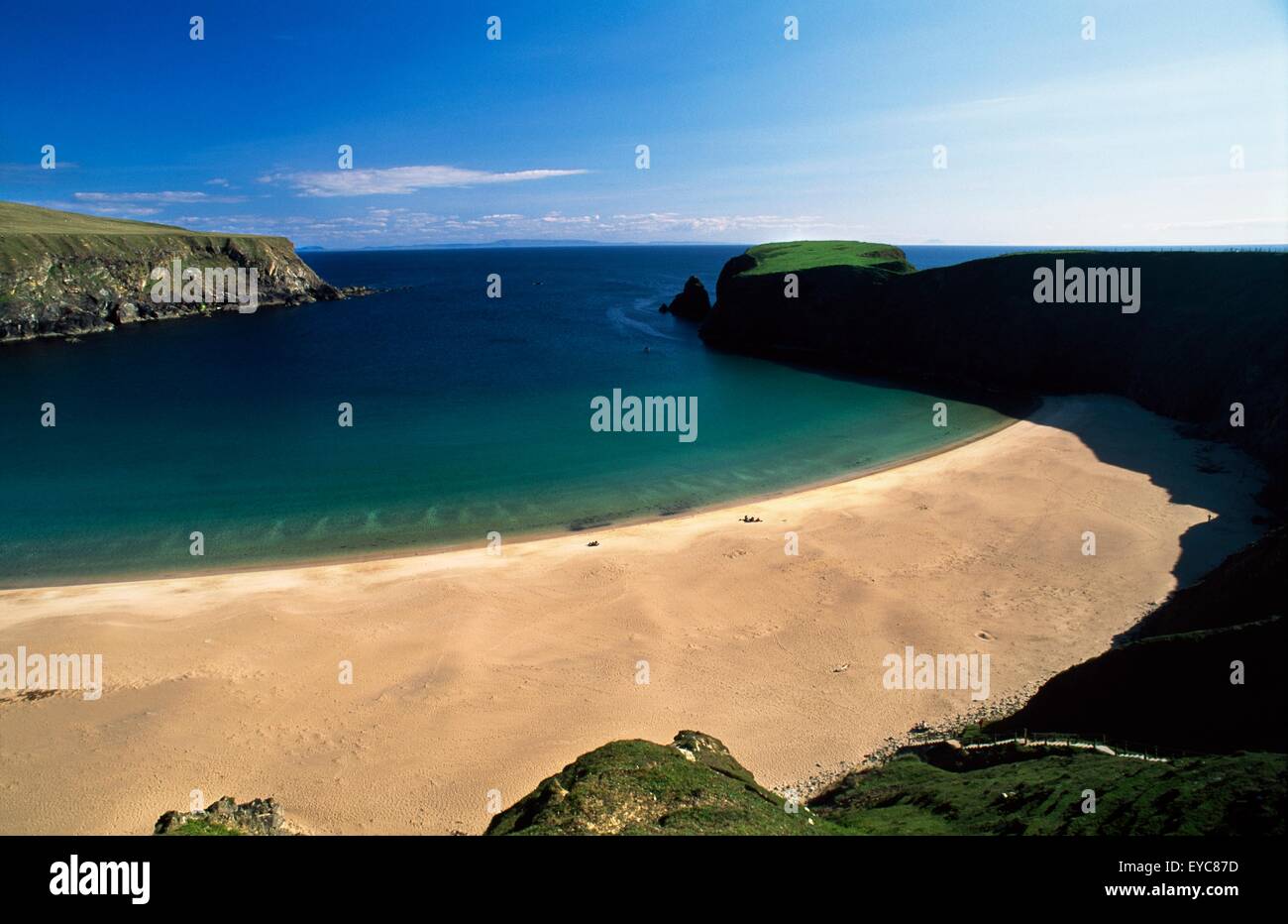 Ein Tra-Verbot-Strand in der Nähe von Malin Beg, County Donegal, Irland Stockfoto