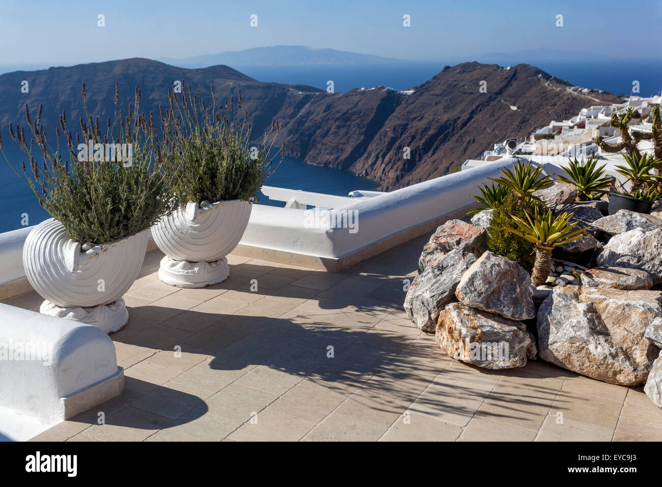 Imerovigli Santorini Cyclades Griechenland Stockfoto
