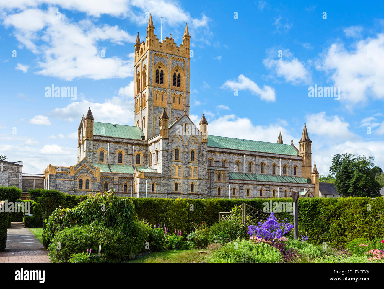 Die Abtei St. Marienkirche, Buckfast Abbey, Buckfastleigh, Devon, England, Vereinigtes Königreich Stockfoto