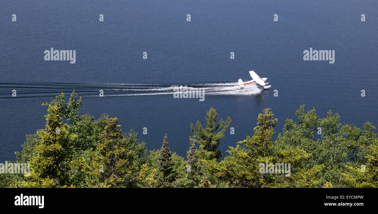 Flugzeug in freier Wildbahn Stockfoto