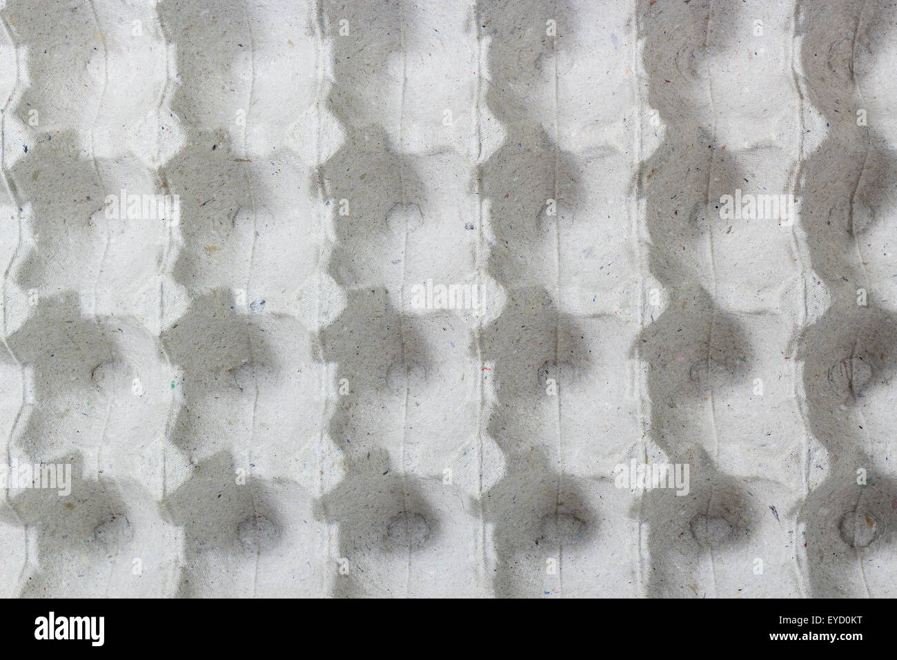 Ei-Karton-Oberfläche, Textur und Muster-Hintergrund Stockfoto