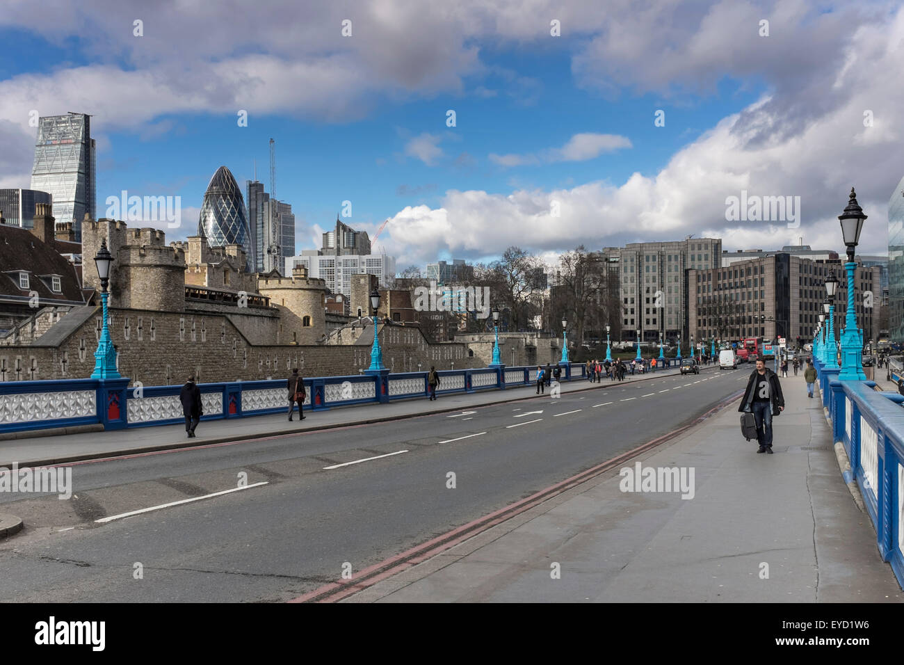 Tower Bridge Road (A100), London, UK Stockfoto