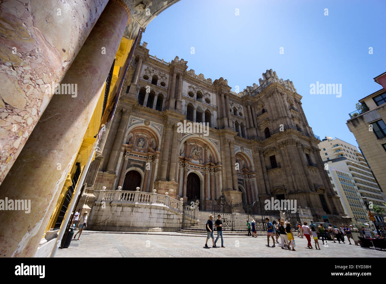Kathedrale von Málaga, eine Renaissance Kirche in Malaga, Andalusien, Spanien Stockfoto