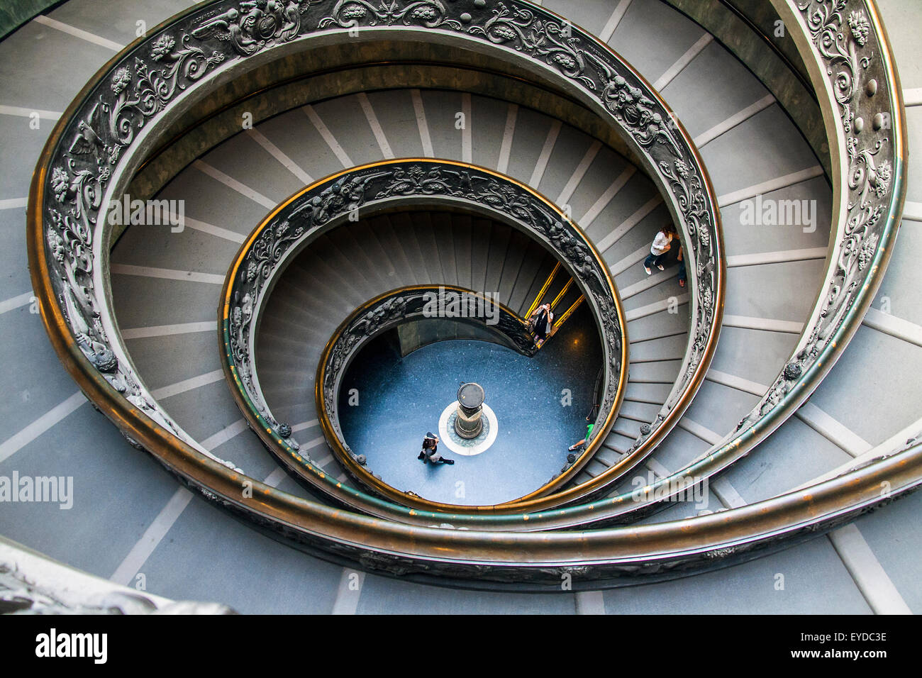 Vatikan Treppe Stockfoto