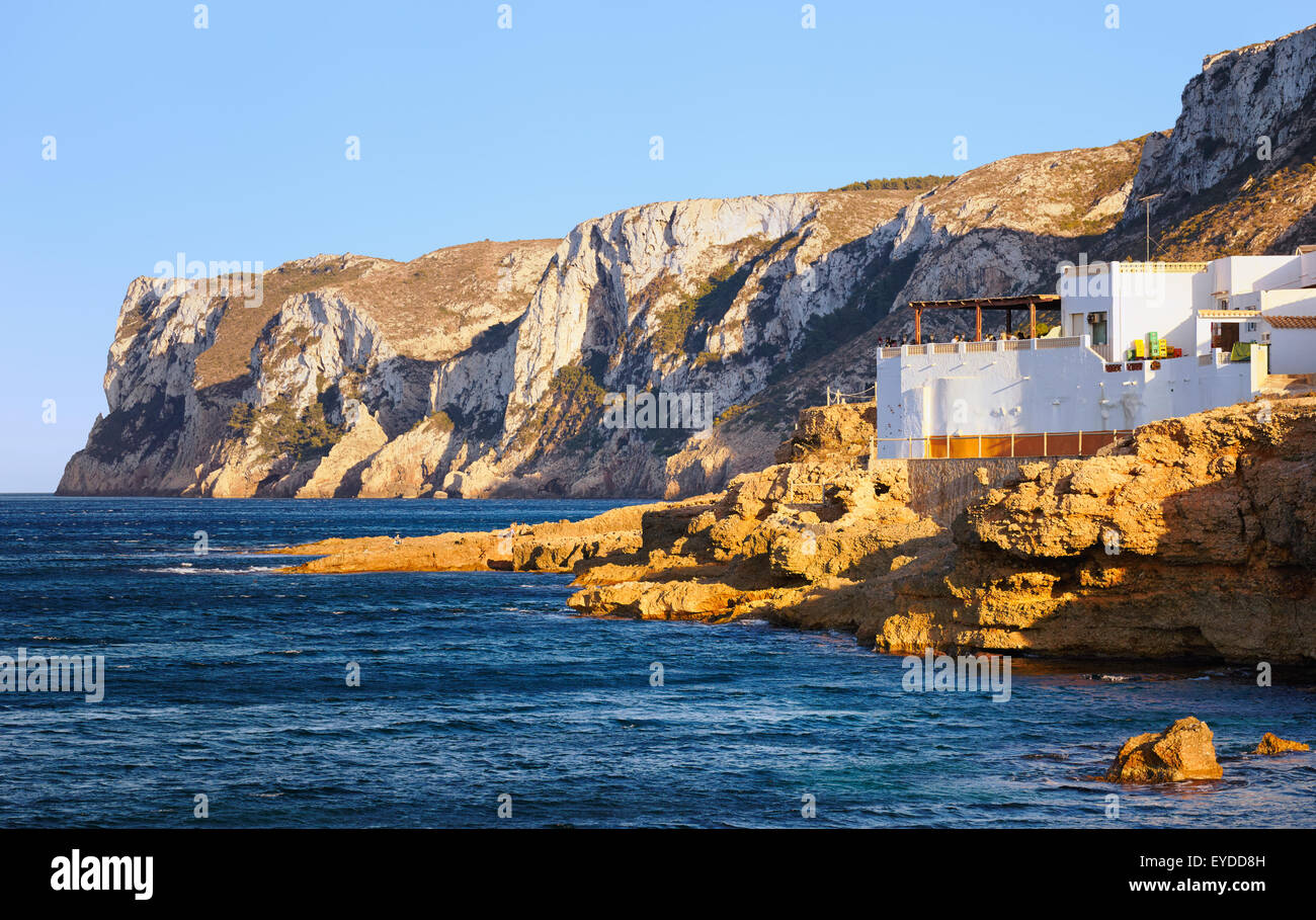 Seascape at "Las Rotas" beach. Denia. Alicante. Valencia Community. Spain Stockfoto