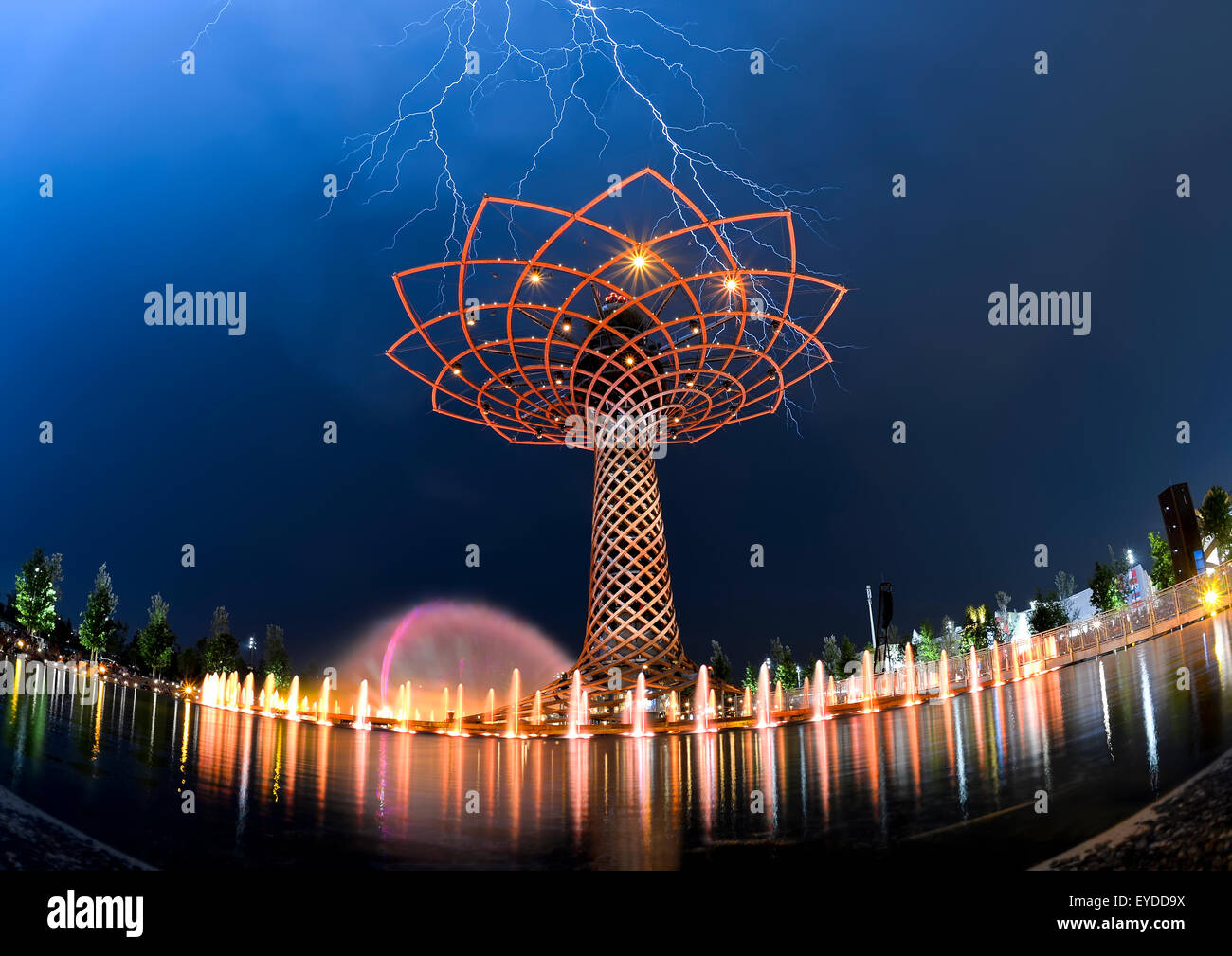 Expo2015 Mailand Italien Stockfoto