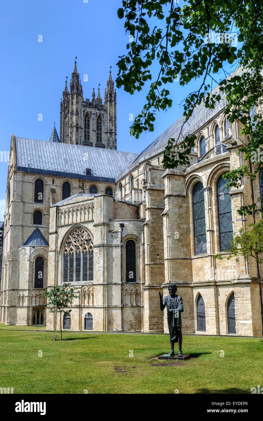 Die Kathedrale von Canterbury, Canterbury, Kent, England, Vereinigtes Königreich Stockfoto