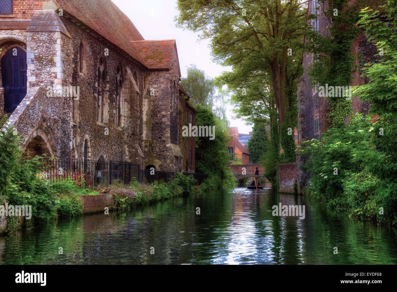 Canterbury, Stour, Kent, England, Vereinigtes Königreich Stockfoto