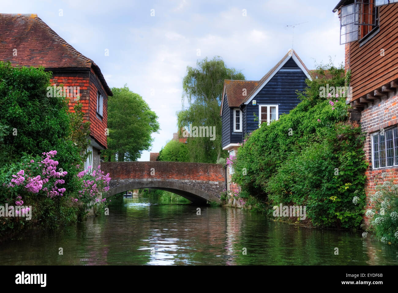 Canterbury, Stour, Kent, England, Vereinigtes Königreich Stockfoto