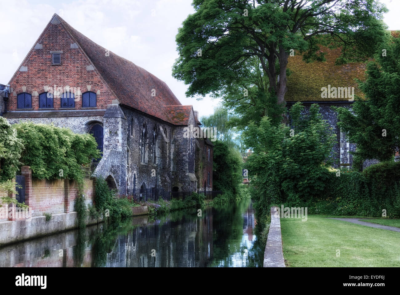 Canterbury, Stour, Kent, England, Vereinigtes Königreich Stockfoto