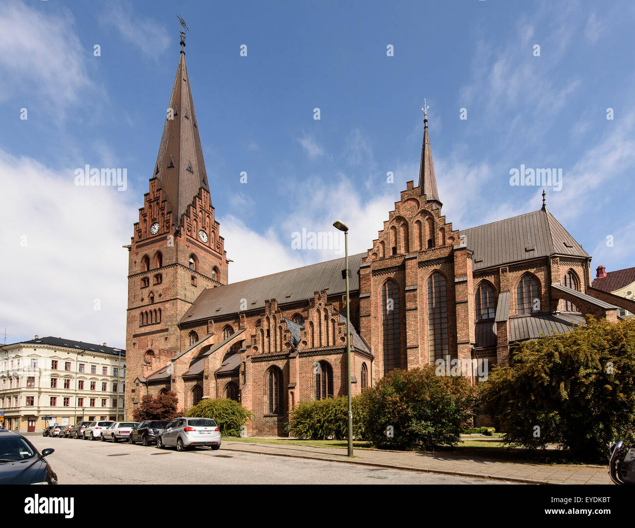 Gotische St.Peter Kirche in Malmö, Schweden Stockfoto