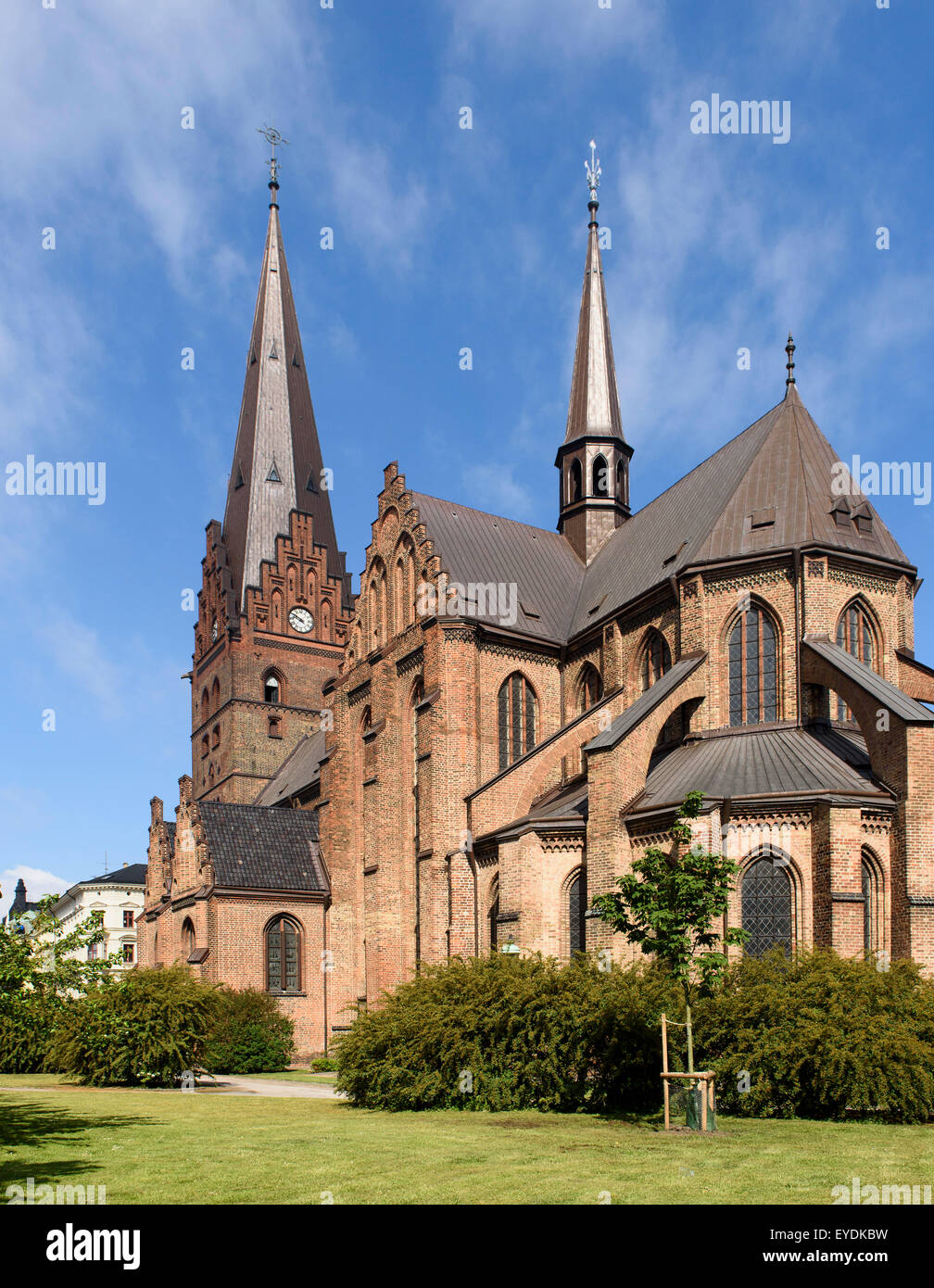 Gotische St.Peter Kirche in Malmö, Schweden Stockfoto