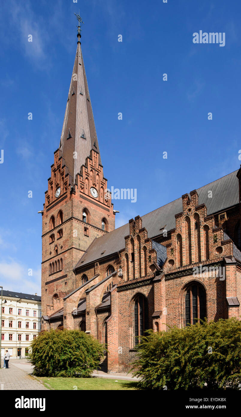 Gotische St.Peter Kirche in Malmö, Schweden Stockfoto
