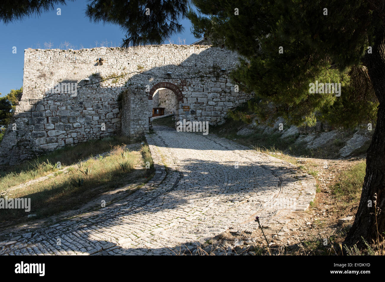 Zitadelle von Berat, UNESCO World Heritage Liste, Albanien Stockfoto