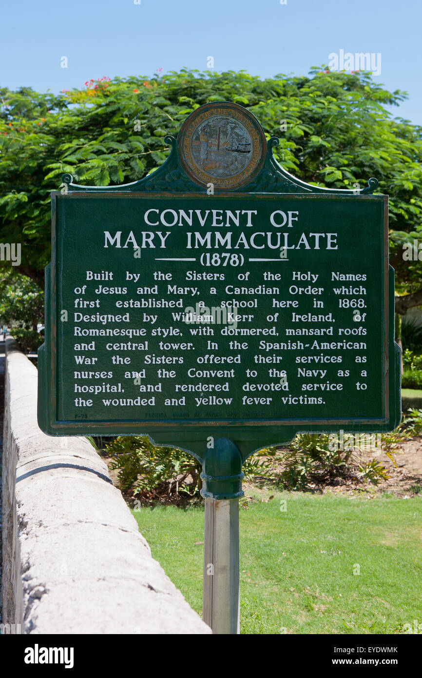 Kloster von MARY IMMACULATE (1876) gebaut von den Schwestern der Heiligen Namen Jesu und Mariens, eine kanadische Ordnung, die erstmals eine Schule hier im Jahre 1868 gegründet. Entworfen von William Kerr von Irland, des romanischen Stils, mit Mansarden, Mansard-Dächer und Mittel- Stockfoto