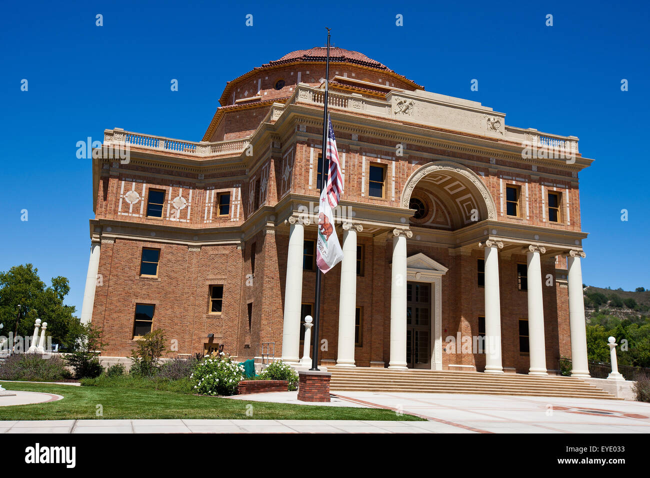 Rathaus, Atascadero, Kalifornien, Vereinigte Staaten von Amerika Stockfoto