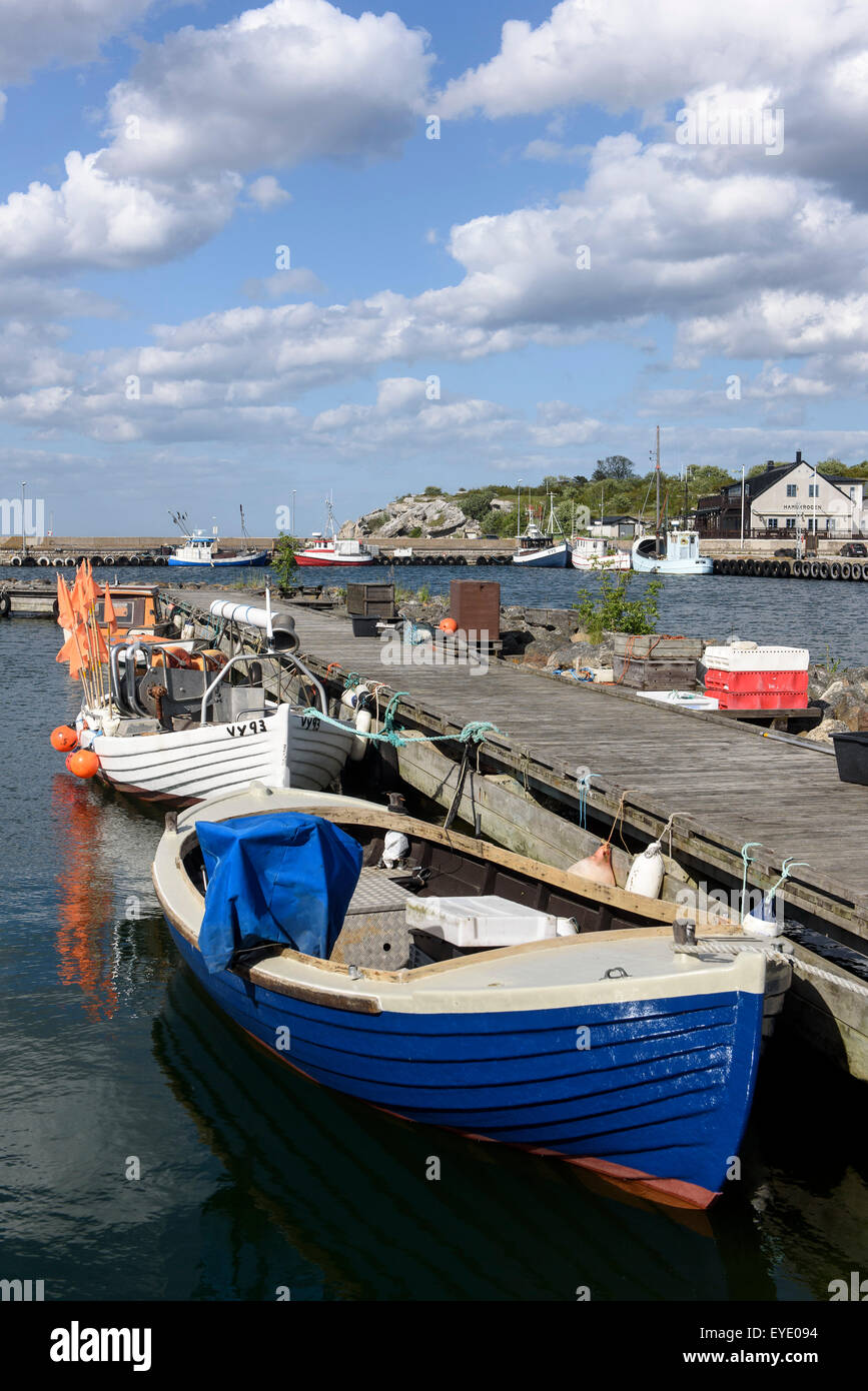 Hafen von Herrvik, Insel Gotland Schweden Stockfoto