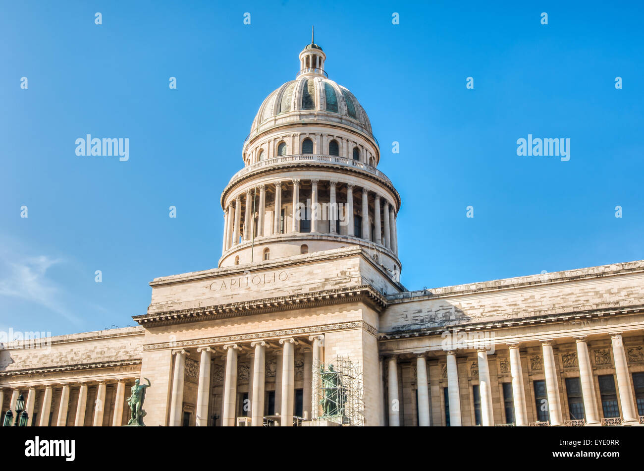 Alt-Havanna mit dem Capitol, Kuba Dezember 23.12.2013 Stockfoto