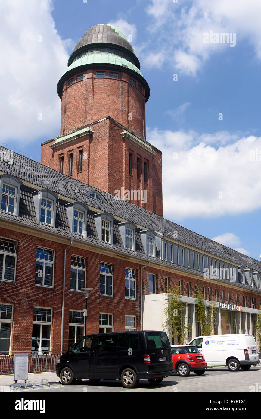 Meridian Spa im Wasserturm des ehemaligen Krankenhaus Barmbek, Hamburg, Deutschland Stockfoto