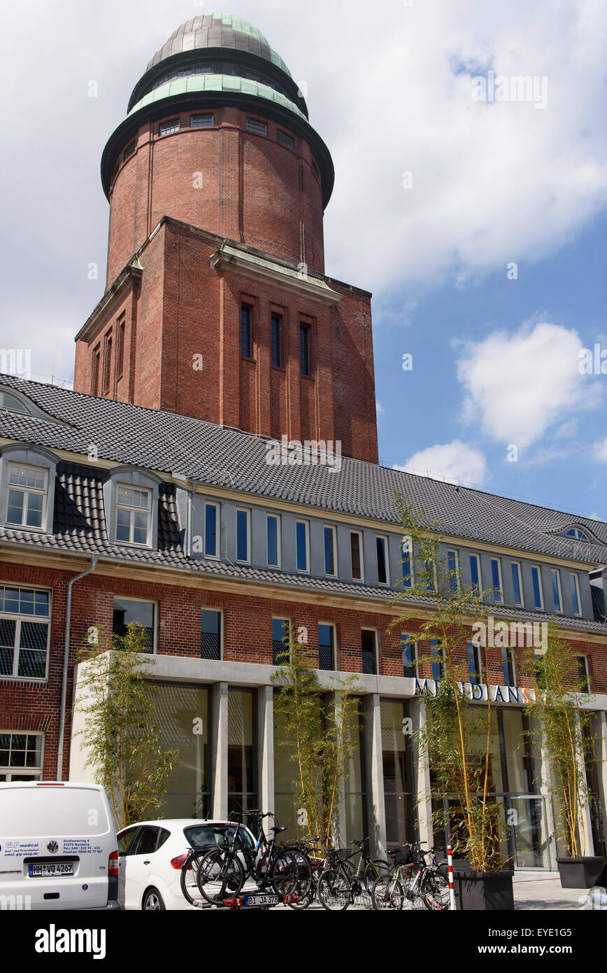 Meridian Spa im Wasserturm des ehemaligen Krankenhaus Barmbek, Hamburg, Deutschland Stockfoto