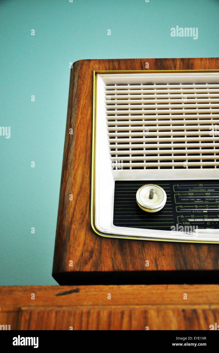 Radio in das Stasi-Museum, Berlin Stockfoto