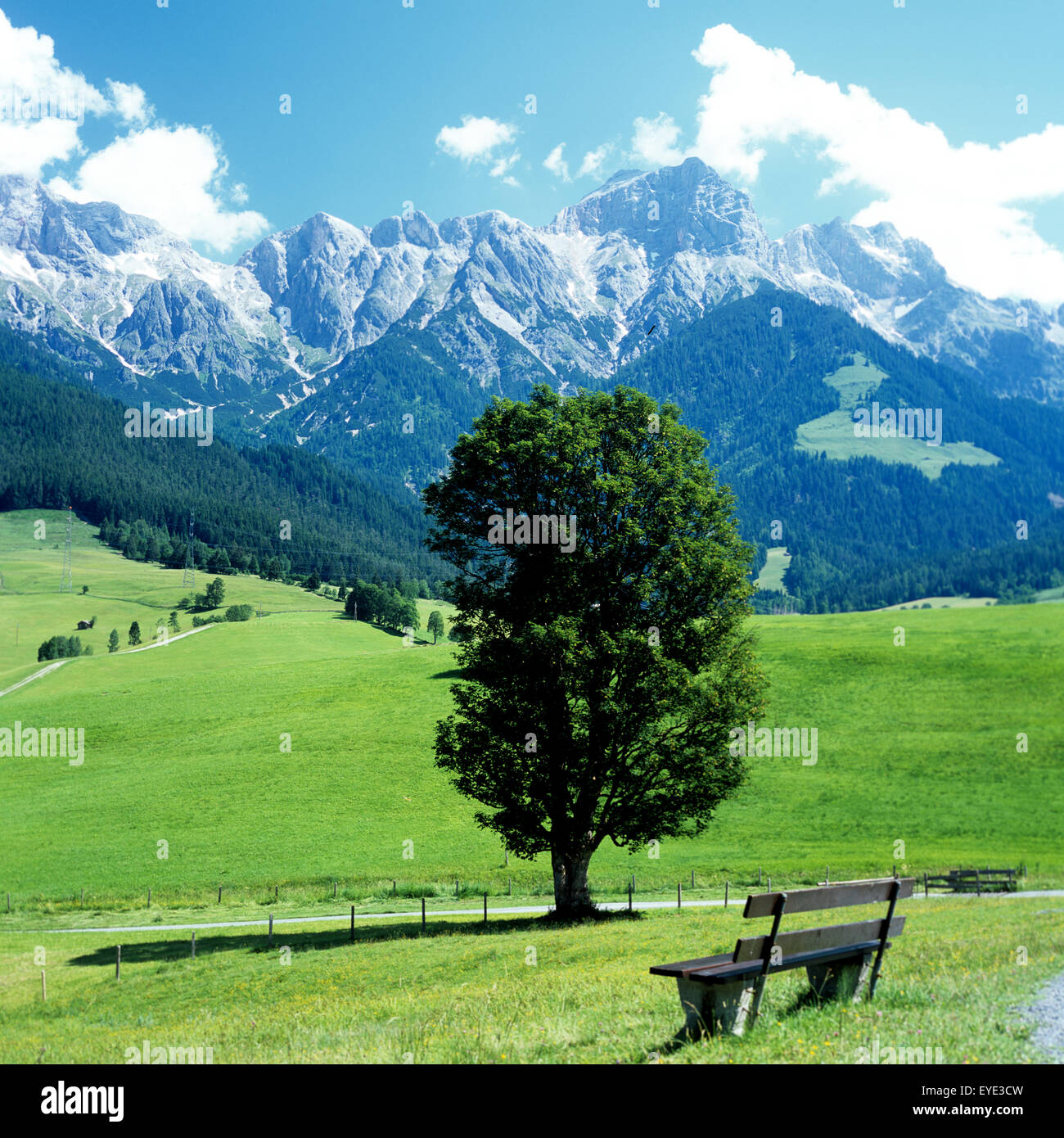 Berchtesgadener Alpen, steinernen Meer, Salzburger Land, Hochkoenigmassiv, Hochkönig, Oesterreich, Basel-Landschaft Stockfoto
