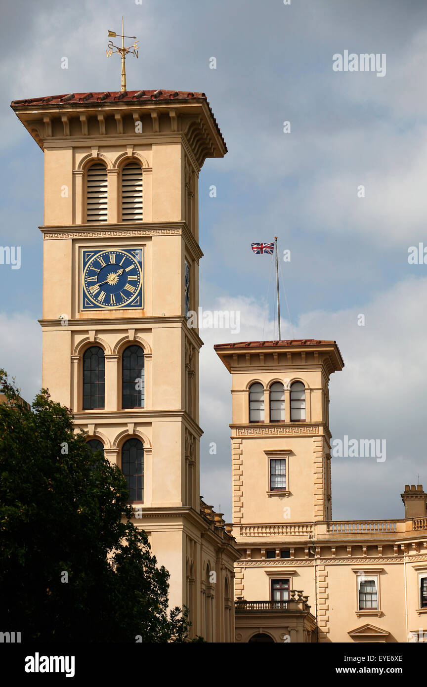 Großbritannien, England, Osborne House Queen Victorias Sommerresidenz; Isle Of Wight Stockfoto