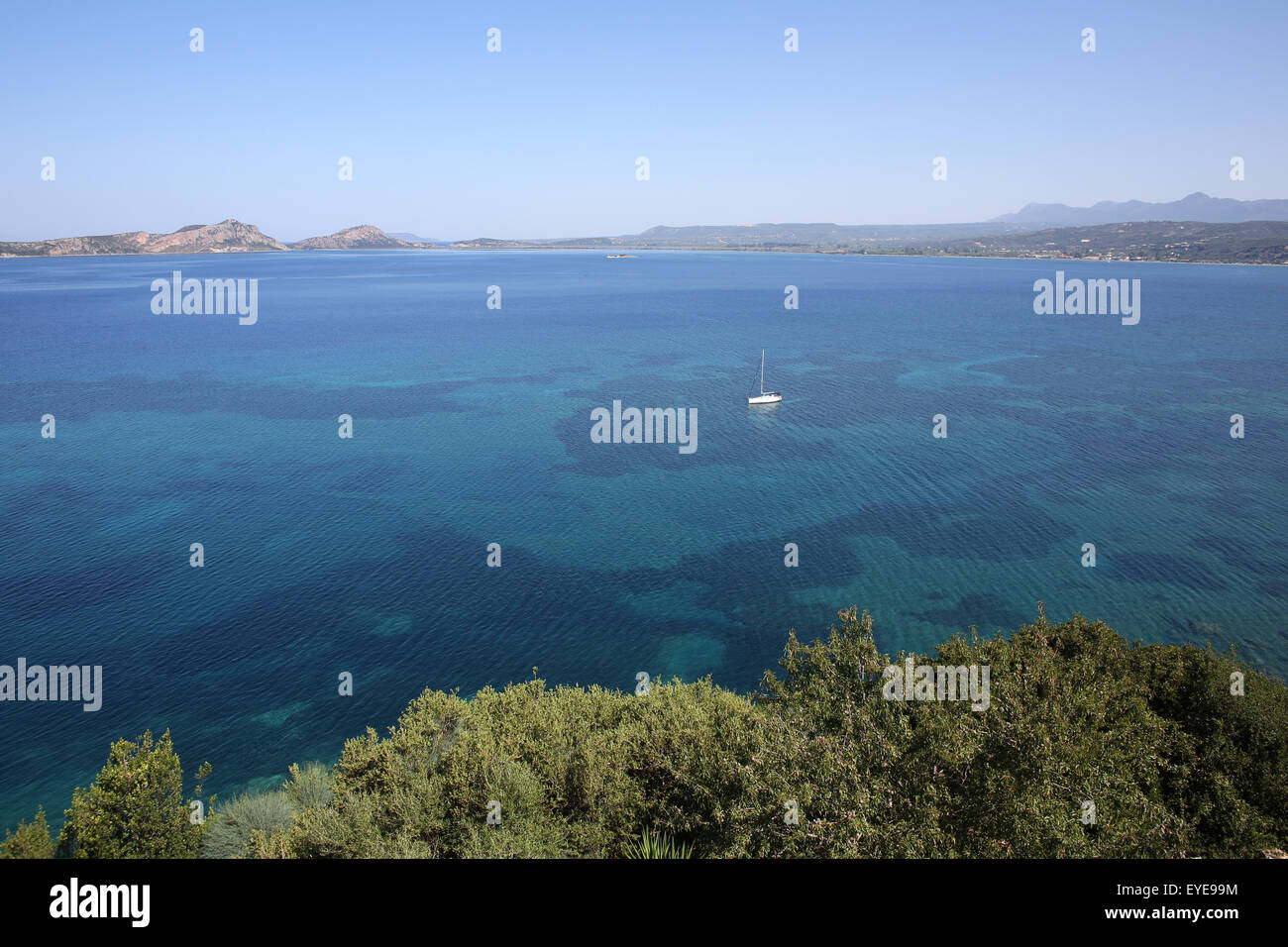 Korona Bay in Griechenland Stockfoto