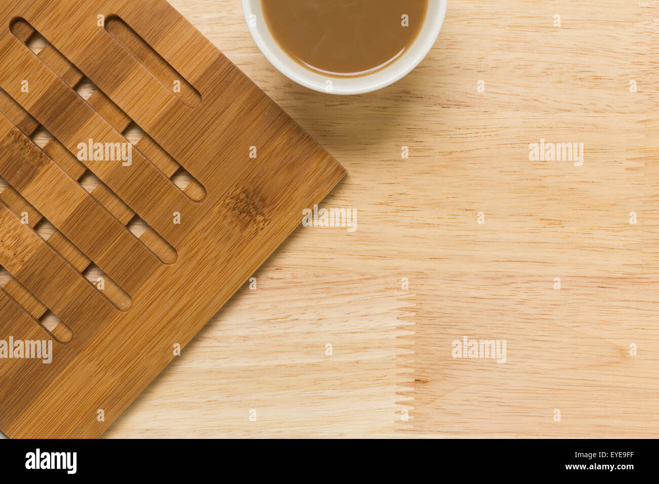 Zeit für eine Tasse Kaffee. Stockfoto