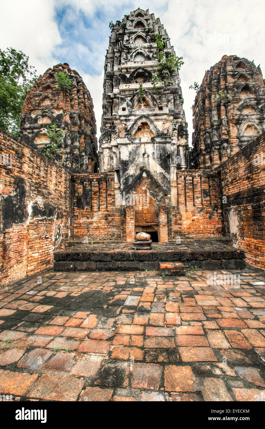 Sukothai Geschichtspark, UNESCO-Welterbe, Thailand Stockfoto