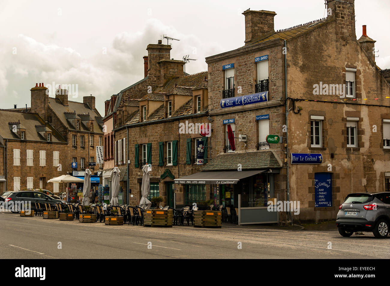 Barfleur Normandie charakteristische Wohnung Stockfoto