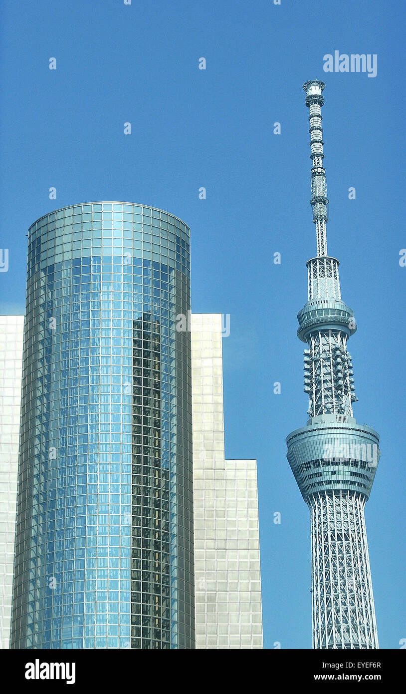 SkyThee Turm Tokio Japan Stockfoto