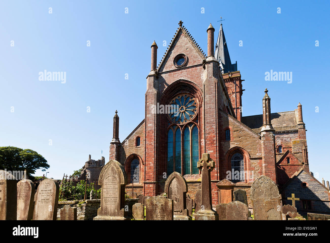 St. Magnus Kathedrale; Kirkwall, Orkney, Schottland Stockfoto