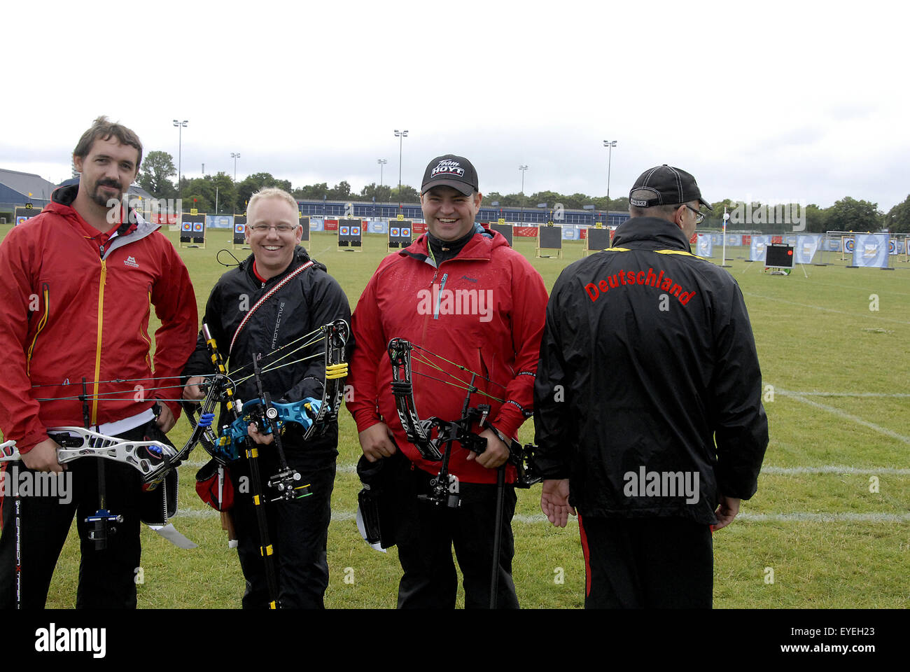 Kopenhagen, Dänemark. 28. Juli 2015. Sportliche Leben in World Archery Championships in Kopenhagen, Dänemark. Bildnachweis: Francis Dean/Alamy Live-Nachrichten Stockfoto