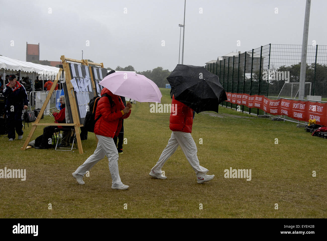 Kopenhagen, Dänemark. 28. Juli 2015. Sportliche Leben in World Archery Championships in Kopenhagen, Dänemark. Bildnachweis: Francis Dean/Alamy Live-Nachrichten Stockfoto