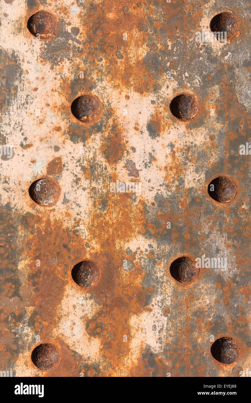 alte rostige Stahl - rostigen Metall / Rost Textur Stockfoto