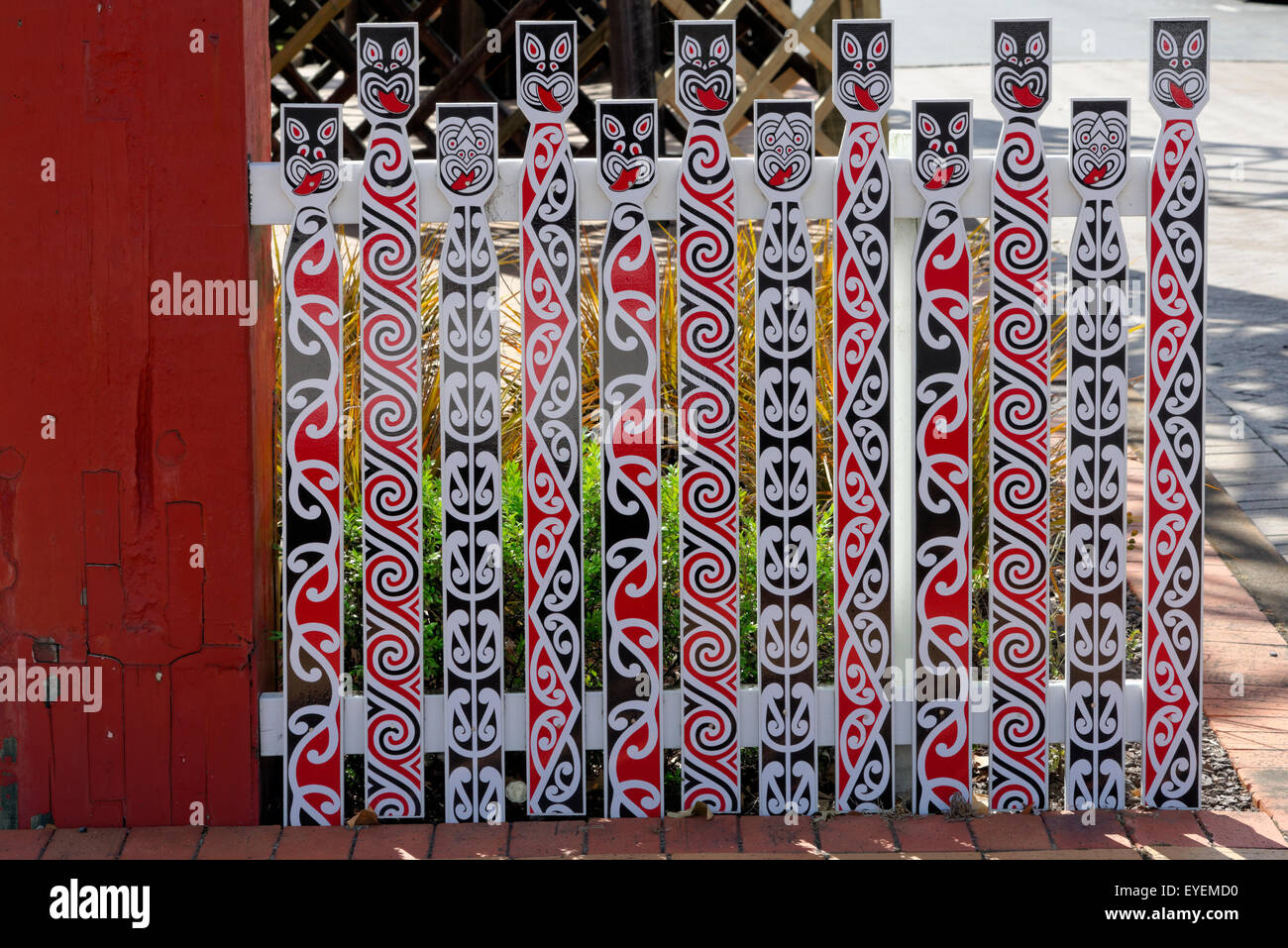 Kiwi Art, Rotorua Museum, Neuseeland Stockfoto