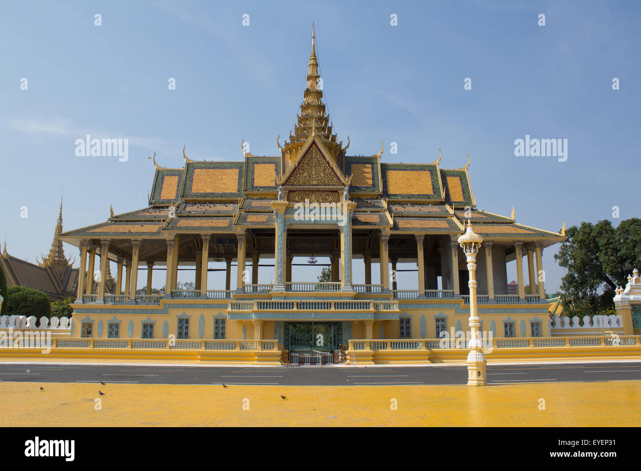 Royale Palace in Phnom Penh, Kambodscha Stockfoto