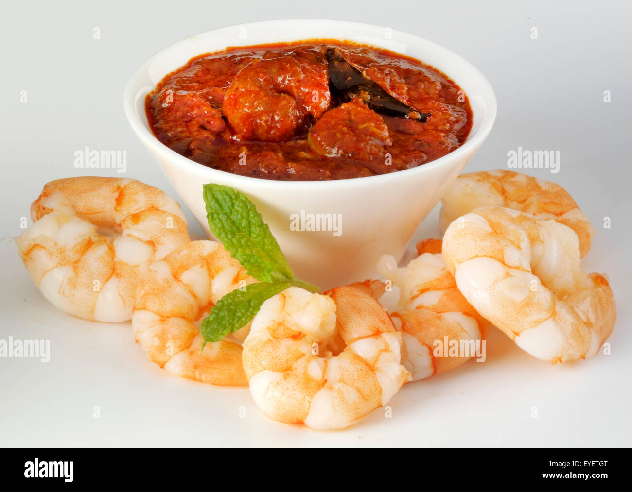 INDISCHE PRAWN CURRY PASTE ZUTAT Stockfoto