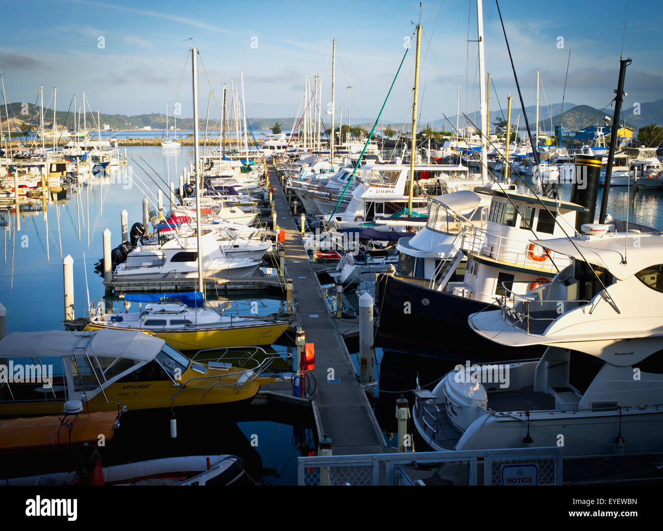 Port Moresby Segelclub; Port Moresby, Papua-Neuguinea Stockfoto