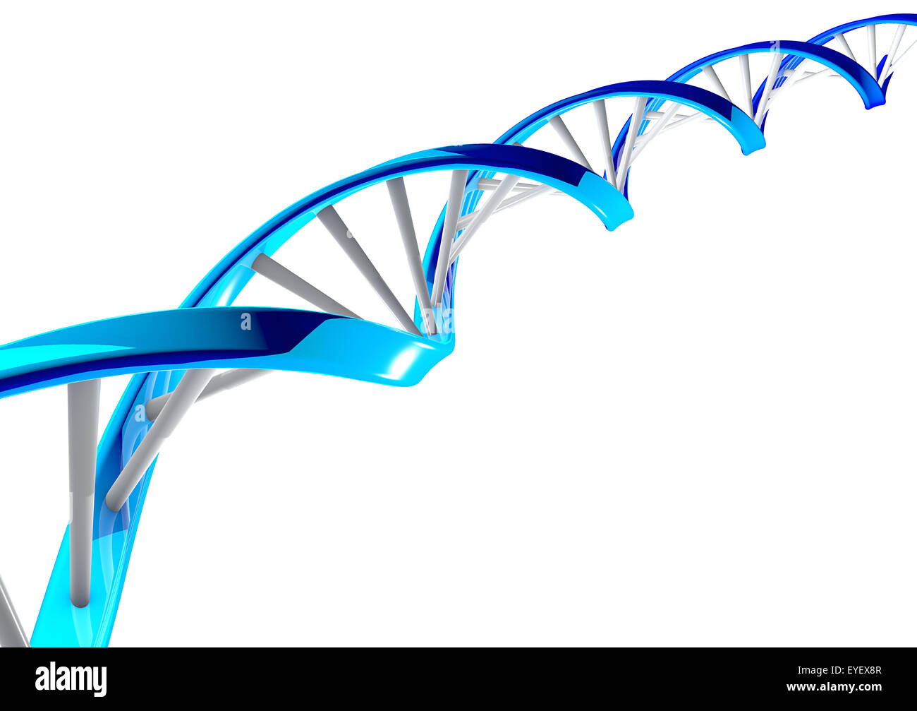 Stranded DNA-Moleküle Stockfoto