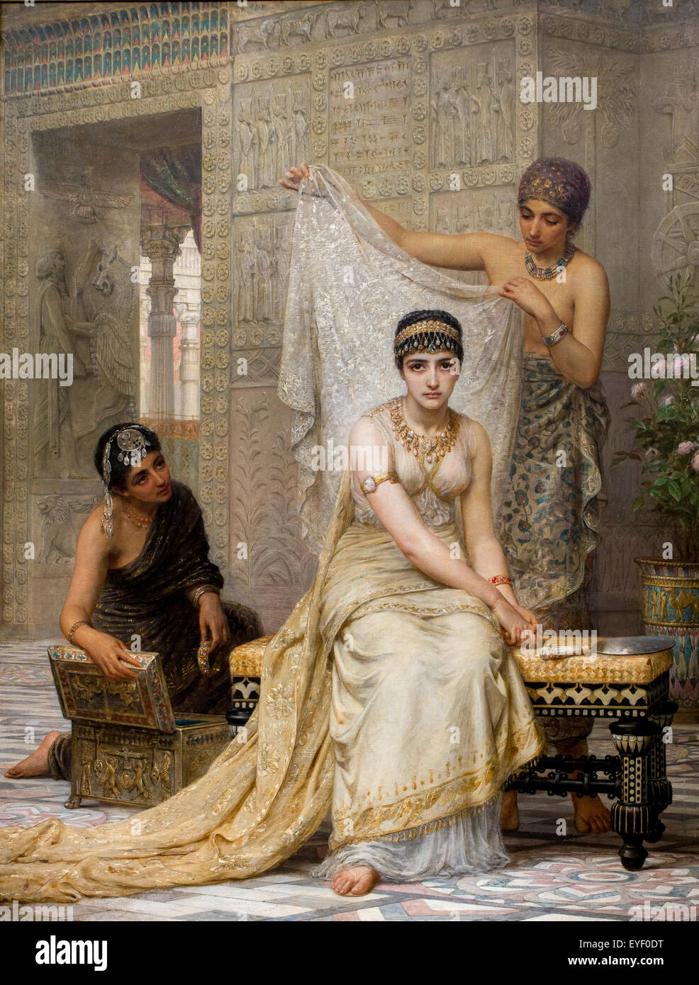 Die Königin Esther 01.08.2014 - Sammlung des 19. Jahrhunderts Stockfoto