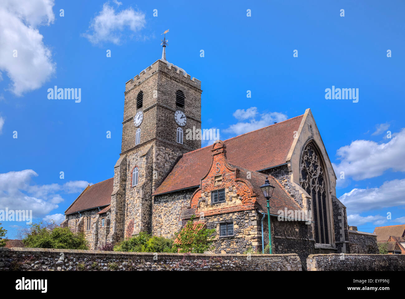 St.-Petri Kirche, Sandwich, Kent, England, Vereinigtes Königreich Stockfoto