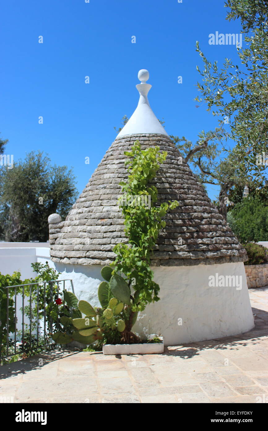 Trullo Trisole Olive Farm Stockfoto